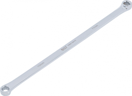 Chei cu clichet, fixe, speciale - Cheie inelara dubla, extra lunga 10x11 mm BGS 1186-10x11
