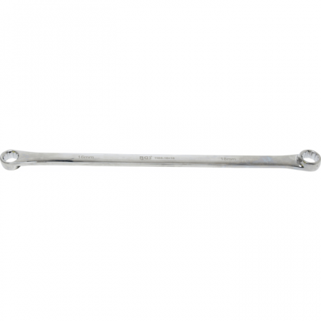 Chei cu clichet, fixe, speciale - Cheie inelara dubla, extra lunga 16x18 mm BGS 1186-16x18