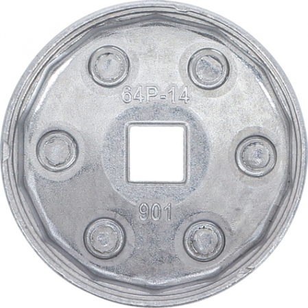 Cheie pentru filtru de ulei  64 mm, 14 puncte, pentru Daihatsu, Fiat, Nissan, Toyota BGS 1042 [1]