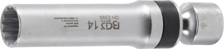 Scule Speciale - Cheie tubulara articulata in 12 puncte pentru bujii 14 mm, actionare 3/8” BGS 2390