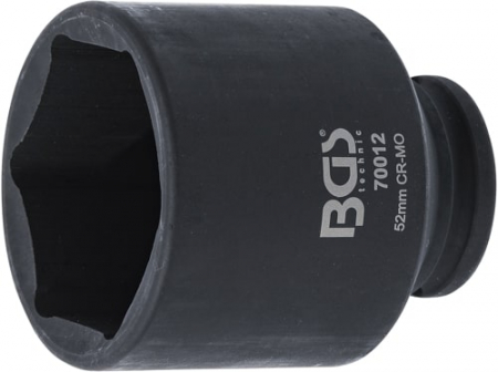 Chei/Tubulare/Biti - Cheie tubulară de impact 52 mm in 6 colțuri, antrenare 12,5 mm (1/2"), BGS 70012