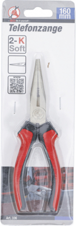 Cleste spitz drept cu manere izolate, 160 mm BGS 336 [3]