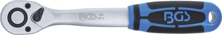 Clichet reversibil cu maner ergonomic actionare 1/2''(12.5mm), 72 dinti BGS 320 [1]