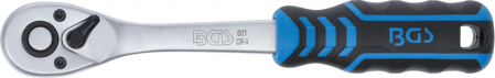 Clichete, Extensii, Adaptoare, Accesorii - Clichet reversibil cu dantura fina, actionare 3/8" BGS 601