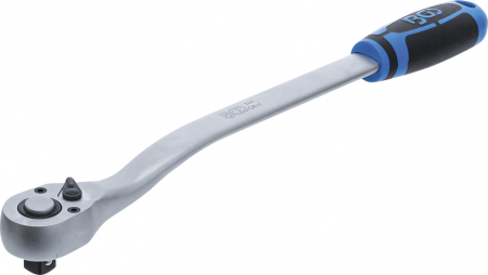 Scule de mana - Clichet reversibil extra lung, actionare 1/2", 380 mm BGS 324