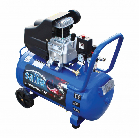 Scule Speciale pentru atelier - S-VENOM50/1TC - Compresor de aer de 50L cu acționare directa
