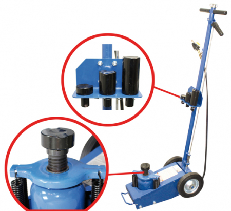 Cric hidraulic cu actionare pneumatica 22 tone BGS 2888 [1]