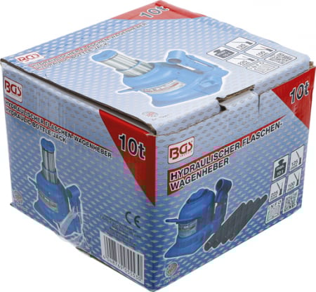 Cric hidraulic, extra plat, capacitate de sarcina 10 T BGS 70041 [5]