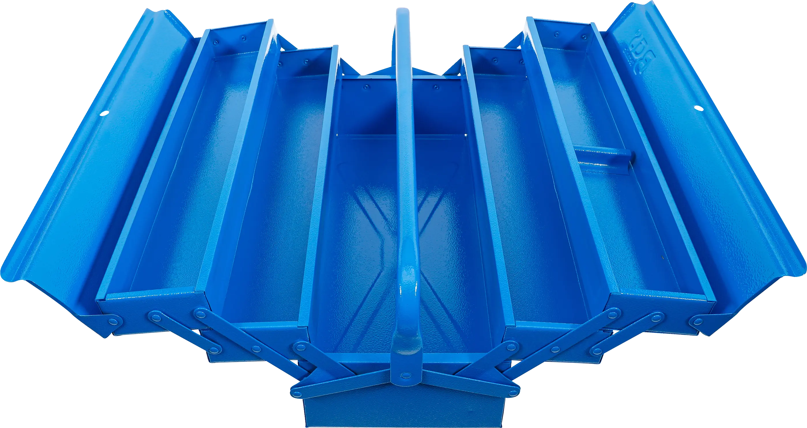 Dulapuri, Module, Cutii - Cutie unelte metalica goala,, 530 x 200 x 200 mm, 5 compartimente, BGS 33002
