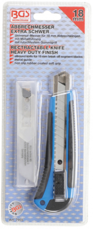 Cutter cu lama 18 mm si set lame de rezerva BGS 7955 [1]