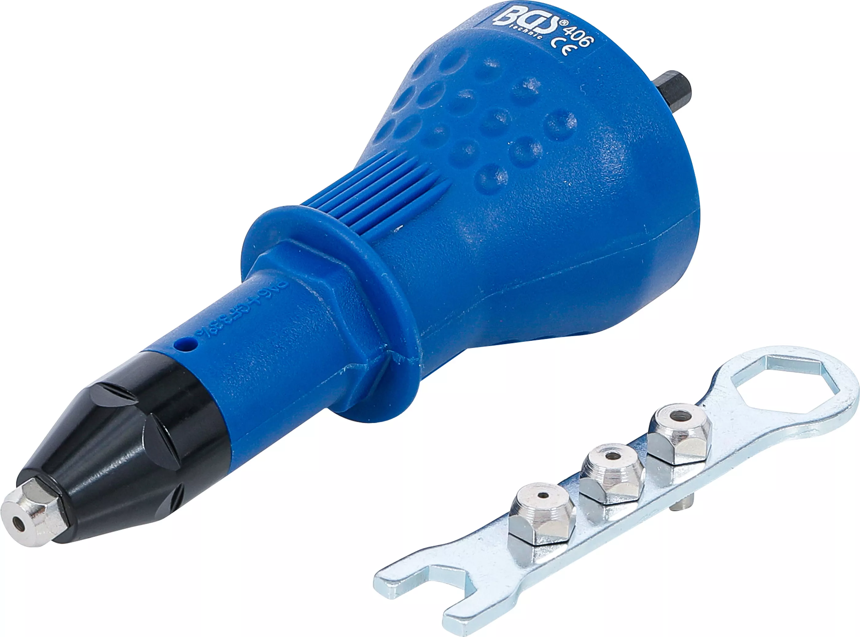 Scule de mana - Dispozitiv pentru montat pop-nituri 2.4 - 3.2 - 4.0 - 4.8 mm BGS 406