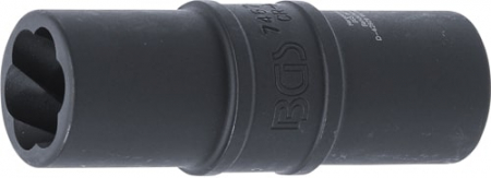 Extractoare suruburi - Extractor pentru prezoane de roti deteriorate 17 mm, antrenare 12,5 mm (1/2"), BGS 7467-17