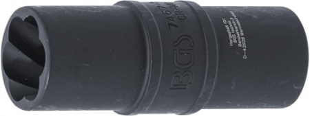 Extractoare suruburi - Extractor pentru prezoane de roti deteriorate 19 mm, antrenare 12,5 mm (1/2"), BGS 7467-19