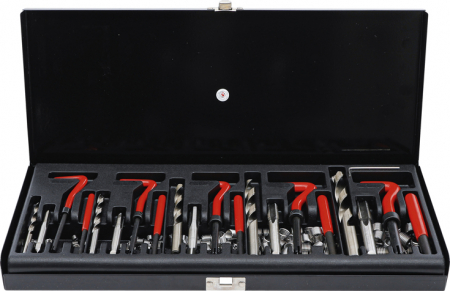 Filiere si tarozi - Set reparatii filete M5-M12, 130 piese BGS 19500