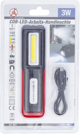 Lampa de lucru de mana Cob-Led BGS 9651 [3]