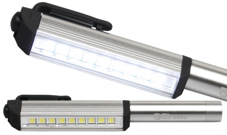 Dispozitive magnetice, oglinzi, lampi - Lanterna cu 9 leduri SMD tip stilou BGS 8493