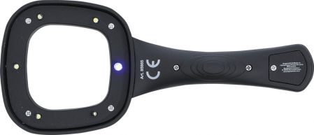 Lupa cu lentila biconvexa si iluminare cu led BGS 85865 [2]