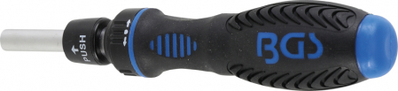 Surubelnite, Torx & Imbus - Maner rotativ cu clichet reversibil pentru biti, actionare 1/4" BGS 9150