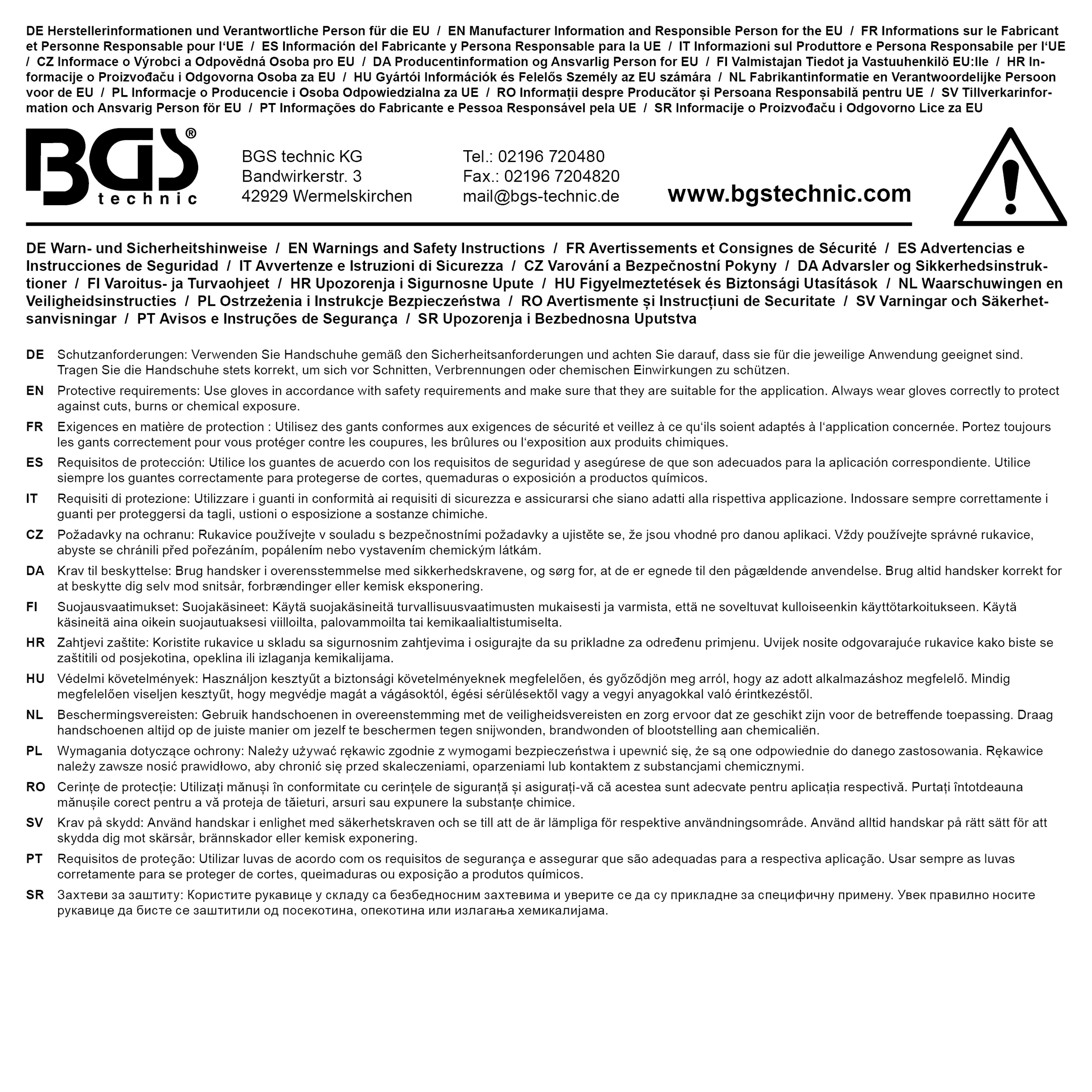 74671 - Manusi nitril de unica folosinta, Extra Grip, XL – 100 bucati, BGS 74671 [6]
