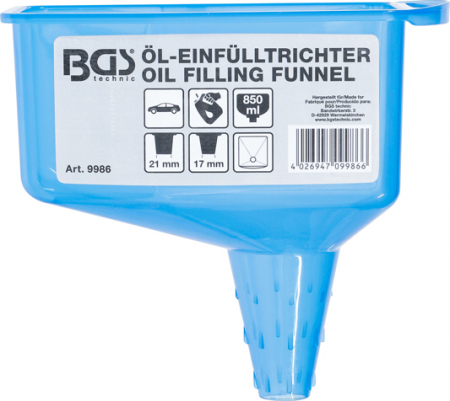 Palnie pentru ulei, capacitate 850 ml BGS 9986 [2]