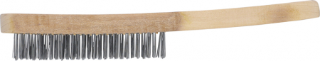Perie de sarma, 5 randuri cu maner de lemn, 300 mm BGS 3073 [2]