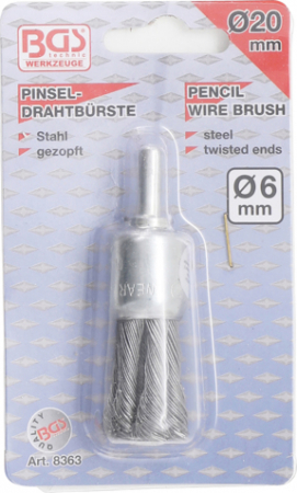 Perie de sarma pentru bormasina, diametru 20 mm BGS 8363 [2]