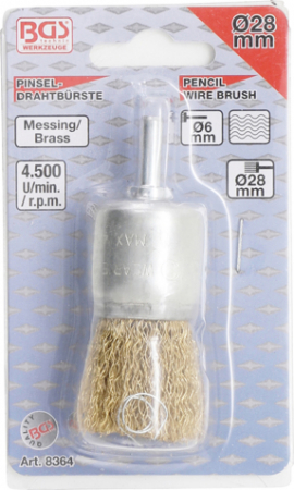 Perie de sarma pentru bormasina, diametru 25 mm BGS 8364 [3]