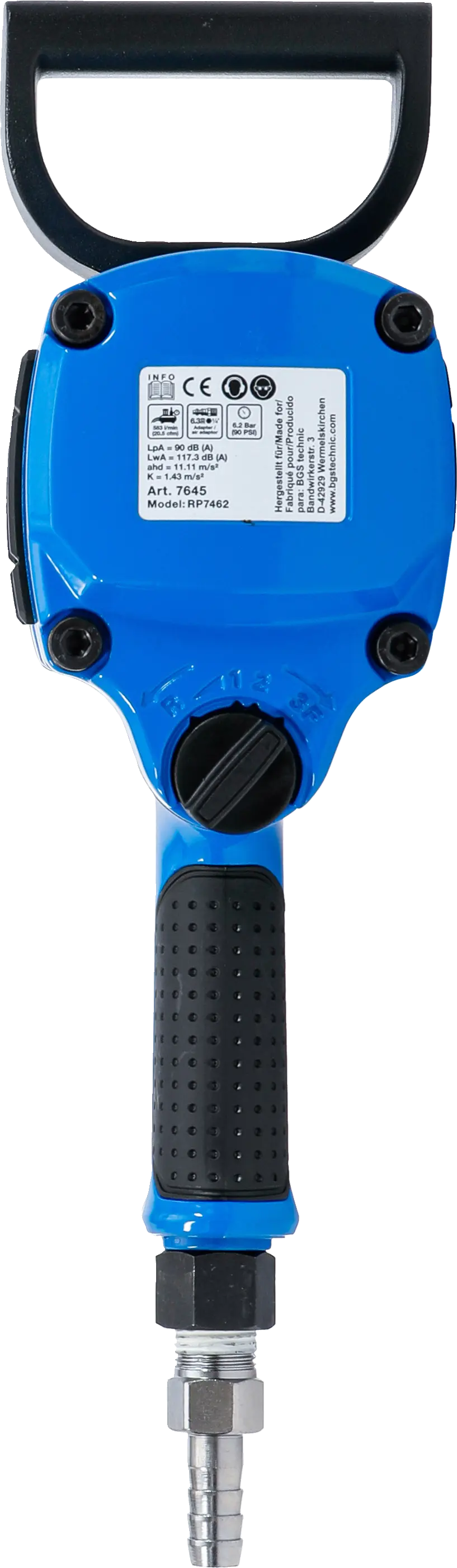 Pistol de impact 2300 Nm, antrenare 3/4", BGS 7645 [2]