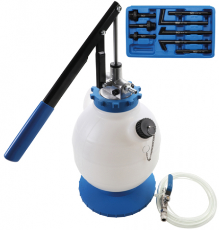 Schimb Ulei - Pompa de ulei pentru cutii de viteze, 8 adaptoare, capacitate 7 litri BGS 9992