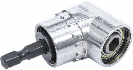 Clichete, Extensii, Adaptoare, Accesorii - Adaptor în unghi pentru biţI, de la hexagon exterior 1/4" la imbus 1/4" BGS 4846