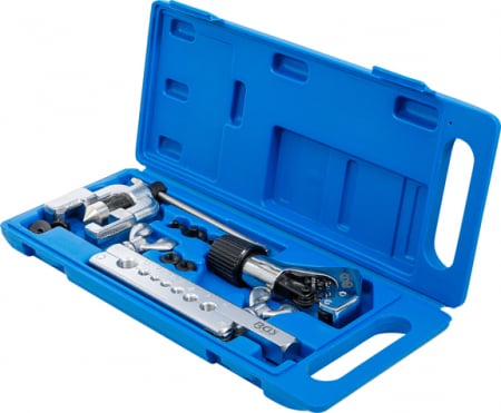 Presa pentru bercuit conducte cu taietor de tevi, 10 piese BGS 3058 [2]