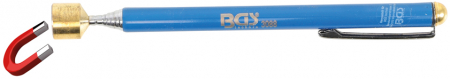 Dispozitive magnetice, oglinzi, lampi - Recuperator magnetic telescopic, lungime 670 mm, forta de ridicare 2,2 kg BGS 3088