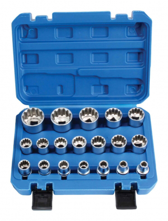 Truse si seturi - S-19GL12 Trusa tubulare Vario Plus 12 puncte, actionare 1/2", 19 piese