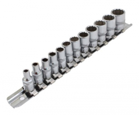 Tubulare - S-P1214R Set tubulare, actionare 1/4”, 12 piese