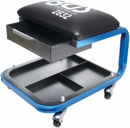 Scule Speciale pentru atelier - Scaun de lucru mobil cu sertar BGS 2832