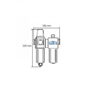 S-817S 1/2 Separator apa si lubrifiere 1/2" [2]