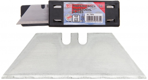 Instrumente de Taiat, Lipit - Set 5 lame cutter trapezoidale  0.6x12 mm, 5 piese BGS 7975