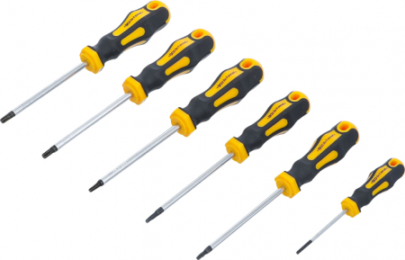 Surubelnite, Torx & Imbus - Set surubelnite torx, T10 - T30, 6 piese BGS 35826
