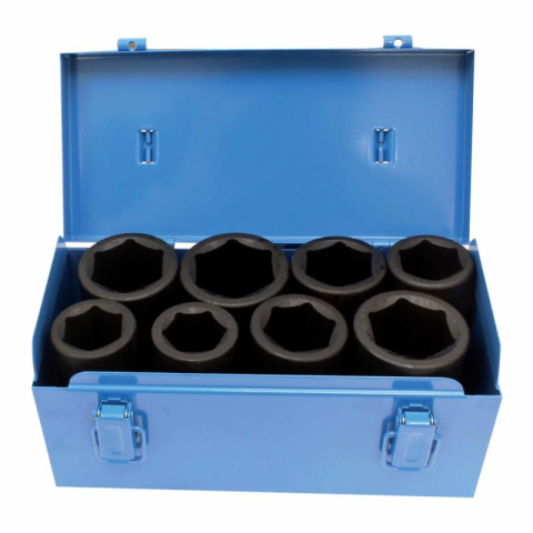 Truse si seturi - 921009P-1 - Set 8 chei tubulare impact lungi, 3/4”, 26-38 mm