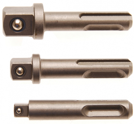 Scule de mana - Set adaptoare pentru tubulare 1/4"-3/8"-1/2" cu prindere SDS BGS 8214