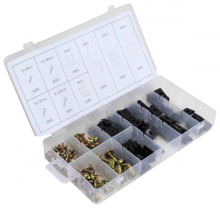 Consumabile - A-TC017 Set autofiletante cu cleme, 170 piese