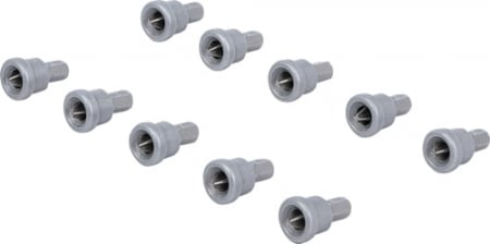 Chei/Tubulare/Biti - Set biti cu opritor pe adancime, pentru placi din gips-carton, antrenare hexagon exterior 1/4", in cruce PH2, 10 piese BGS 50408