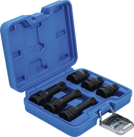 Set cu biti spline (XZN) de impact M14-M18, antrenare 1/2", 6 piese BGS 5380 [1]