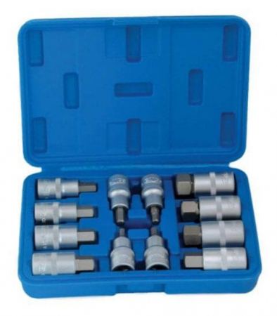 Truse si seturi - S-SH1212 Set biti hexagonale, actionare 1/2", 12 piese