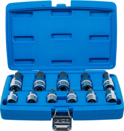 Truse si seturi - Set biti Imbus in Inch,  7/32" - 13/16", 11 piese, actionare 1/2", BGS 5053