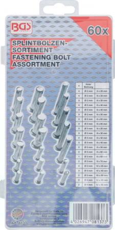 Set bolturi de siguranta, 60 piese BGS 8137 [2]
