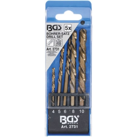 Scule de mana - Set burghie cu taiere pe stanga  5 piese BGS 2731