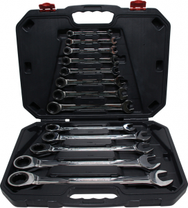 Temporar - Set chei combinate, cu clichet 8-32 mm, 13 piese BGS30006