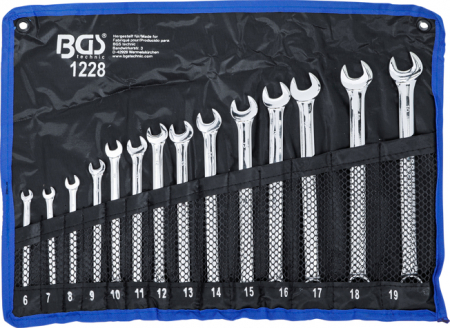 Set chei combinate extra lungi 6-19 mm, 14 piese BGS 1228 [4]