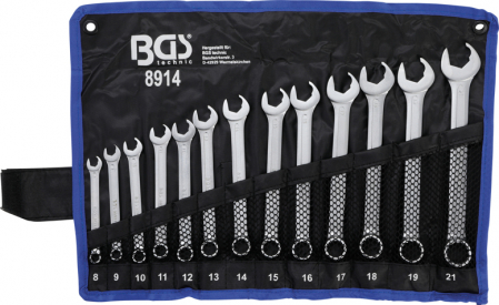 Set chei combinate cu functie de clichet, 8-21 mm, 13 piese BGS 8914 [3]